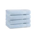 Premium Light Blue Cotton Bath Towels – Soft, Absorbent & Elegant