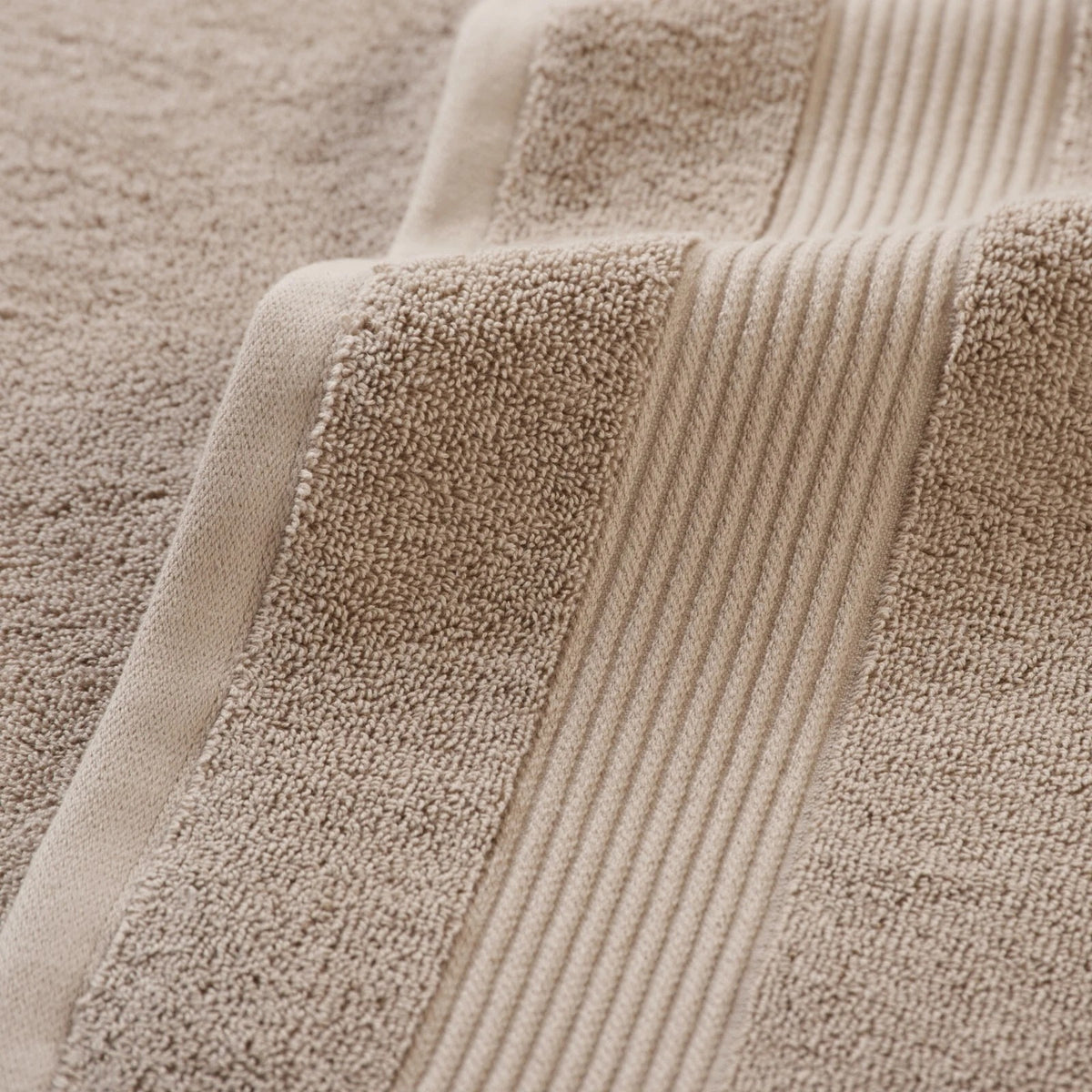 Premium Beige Cotton Bath Towels – Soft, Absorbent & Elegant