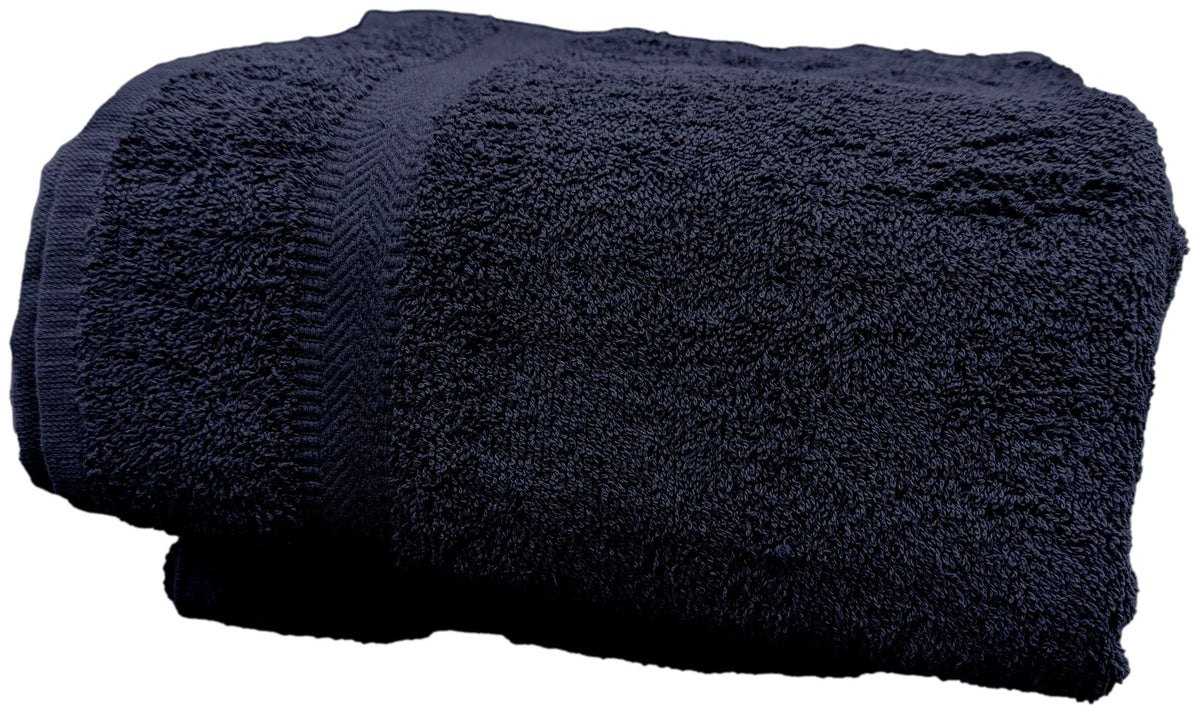 Premium Dark Navy Cotton Bath Towels – Soft, Absorbent & Quick Dry