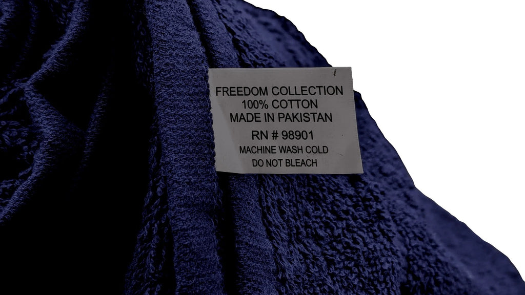 Premium Dark Navy Cotton Bath Towels – Soft, Absorbent & Quick Dry