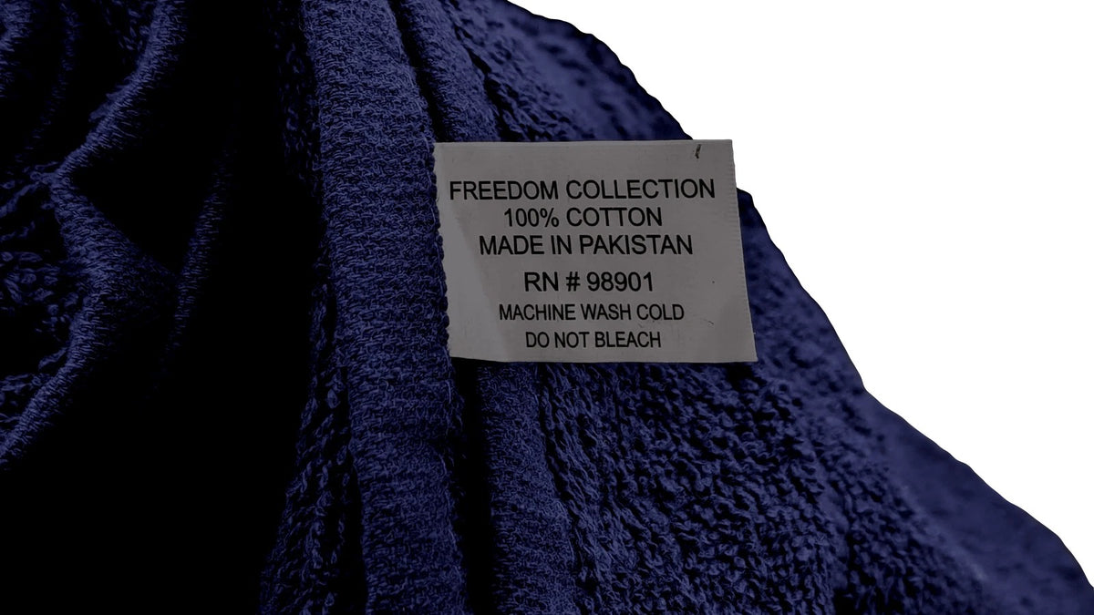 Premium Dark Navy Cotton Bath Towels – Soft, Absorbent & Quick Dry